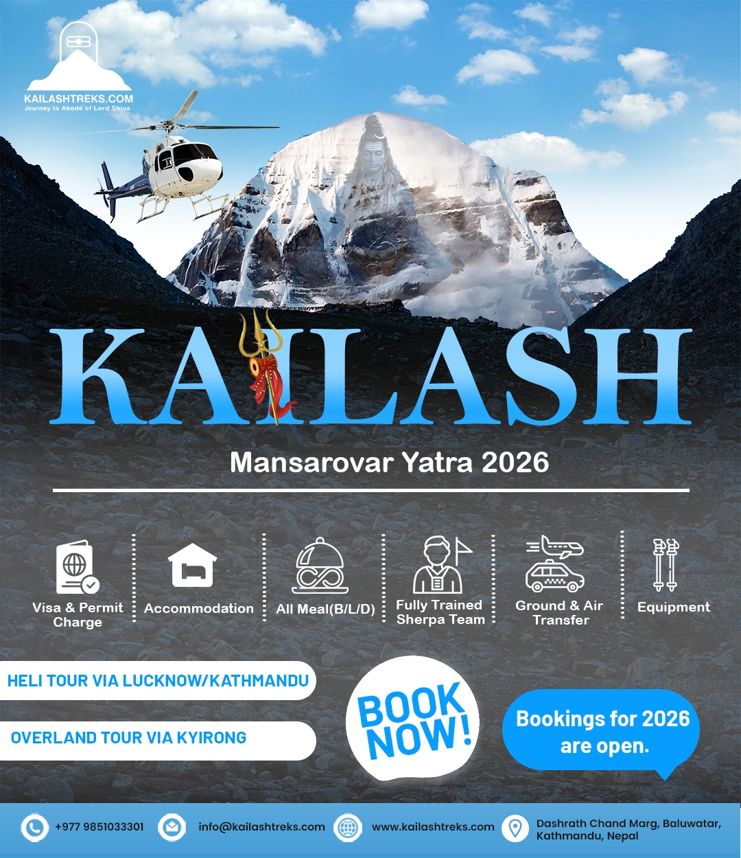Kailash Mansarovar Yatra: A Sacred Journey to Lord Shiva’s Abode for Indians and NRIs