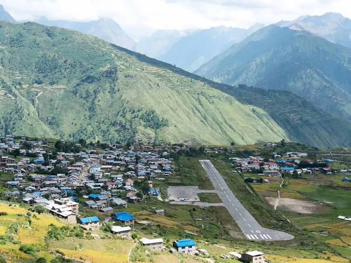 FLY TO SIMIKOT AND WALK TO LODGE, B/L/D